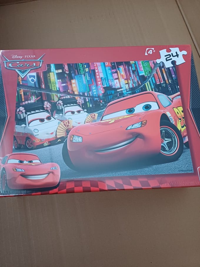King Puzzel Cars 2 McQueen 24pc assortie
