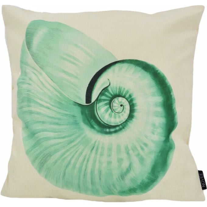 NOVÉE Sierkussen shell / schelp | 45 x 45 cm | katoen/linnen