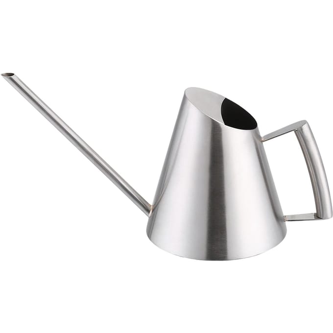 400ml Mini RVS Gieter Geborsteld Tuin Planten Binnen Buiten white