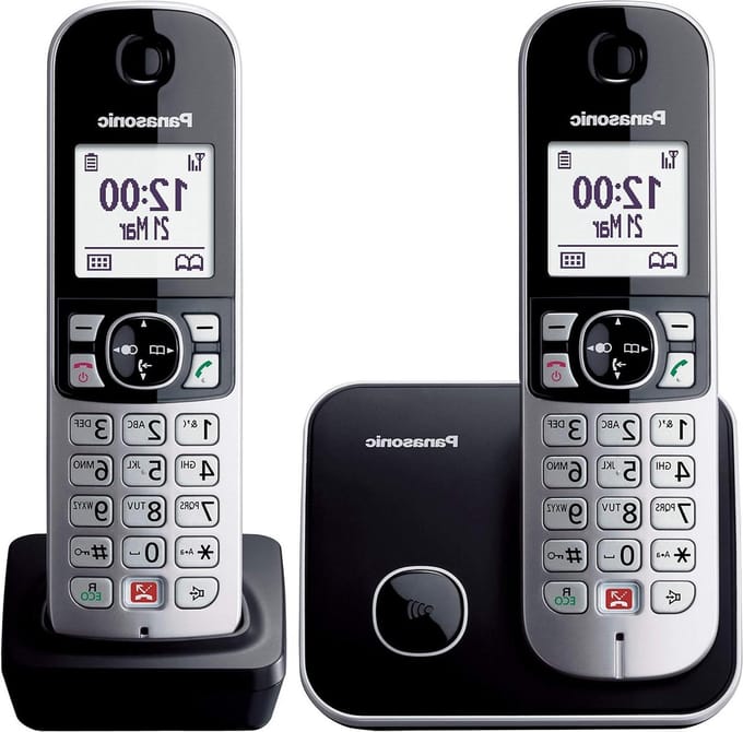 Draadloze Telefoon - DECT Telefoon - Thuis Bellen - Met Extra Oplader - 2 handsets - Zwart