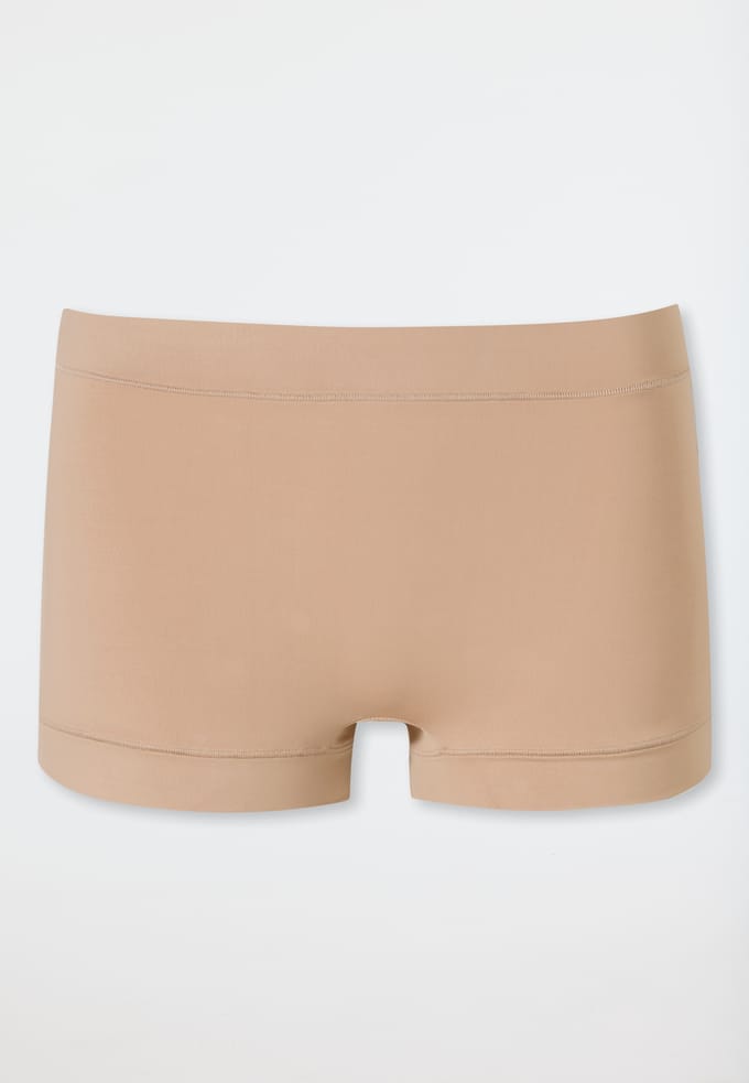 Schiesser Short Unique Micro Dames Onderbroek - maple beige