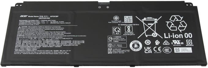 Acer AP23CBP Batterij - 70,02Wh