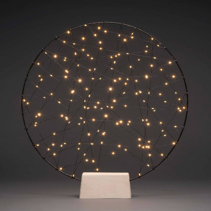 Kerstdecoratie - Ronde kerstdecoratie met 160 micro LED's - Kerstverlichting