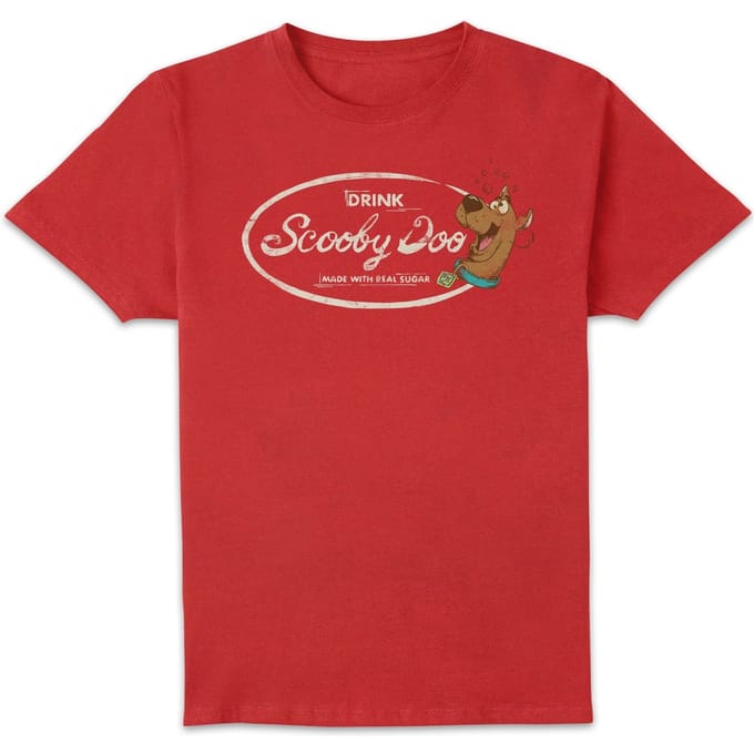 Scooby Doo Cola Men's T-Shirt - Red - S