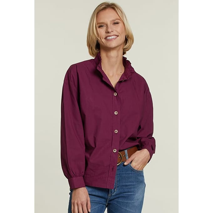 River Woods Purple Ruffle Blouse Taglia: 34 | Magliette intime Outlet | Donna