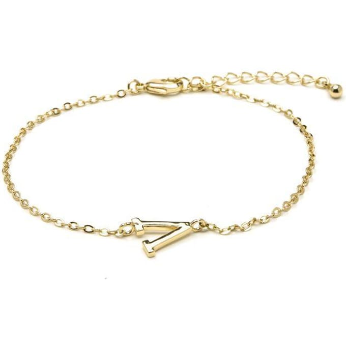 Luxenter Armband met 18-karaats geelgouden afwerking - Alphabet