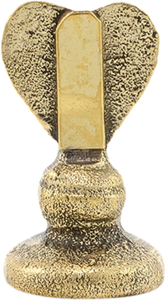 Doing Goods Holly Heart Card Holder - Gold Matt