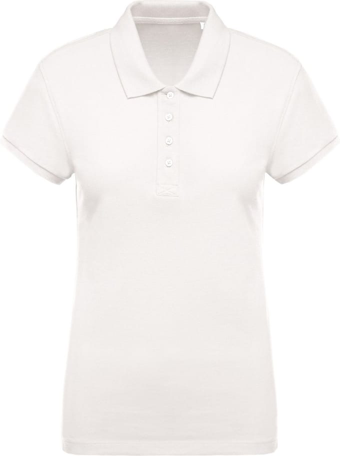 Kariban Dames/dames Organic Pique Polo Shirt (Crème)