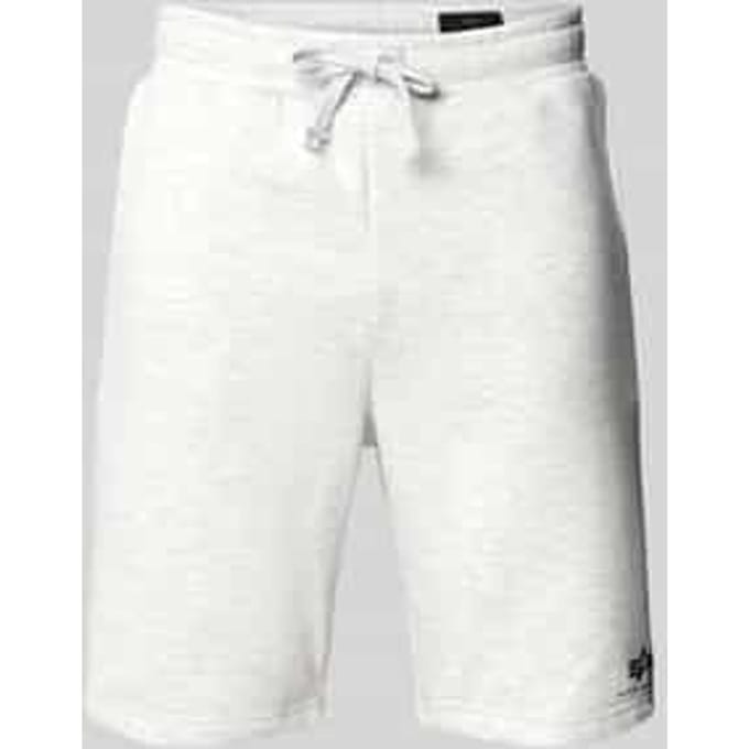 Sweatshorts met elastische band en tunnelkoord
