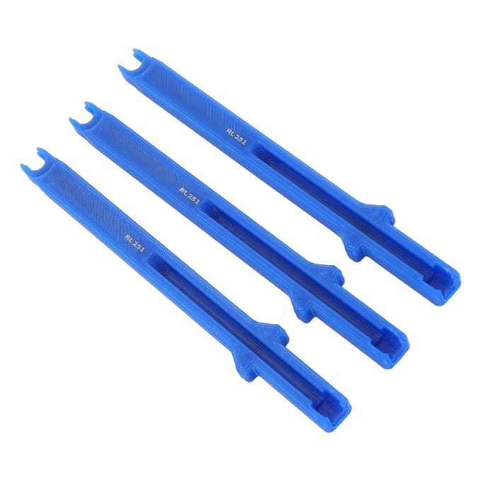 3 Stuks Kabelstekker Loskoppeltool 3D Geprint Efficiënt Plastic Kabel Demontage- en Montagetool voor blue