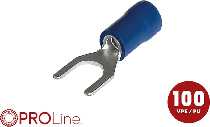 Kabelvork 1.5x2.5 blauw M5 (100stuks) ACV PROLine