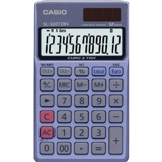 Rekenmachine casio sl-320ter+