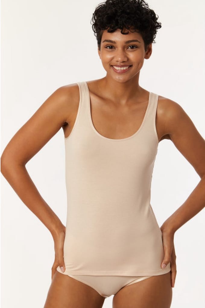 Woody Singlet Single Pack Huid XS