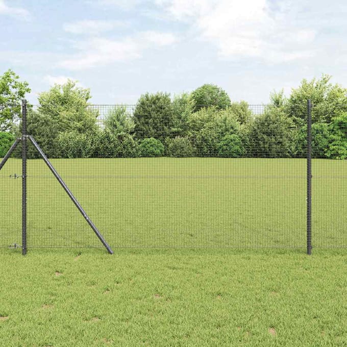 vidaXL - Gelast - gaashek - 5000 - x - 100 - cm - Grijs