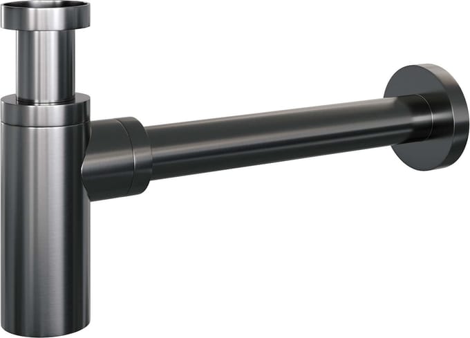 Brauer Design sifon gunmetal geborsteld PVD