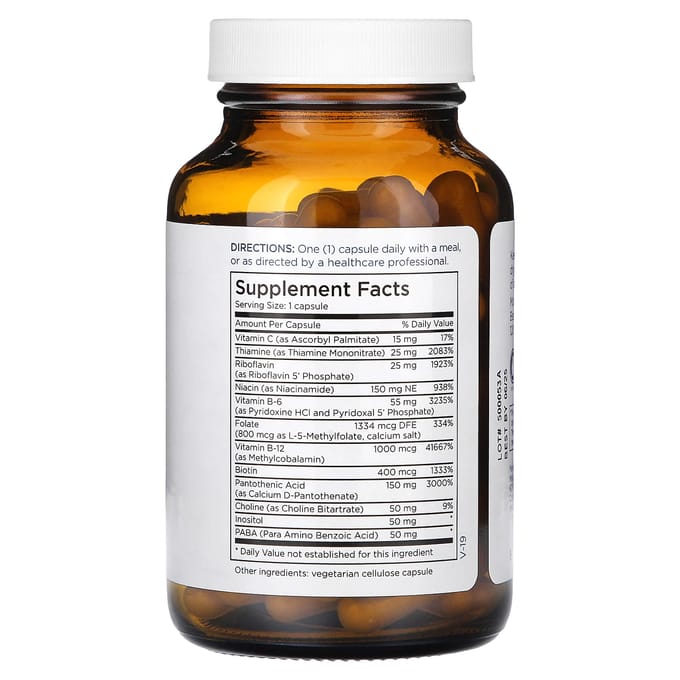 Metabolic Maintenance, B-Complex, 90 capsules