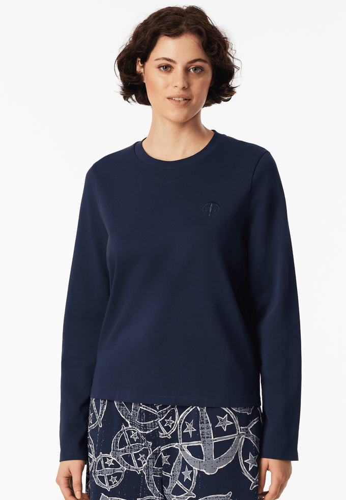 Shirt lange mouwen admiraal - SCHIESSER 150 Years 36