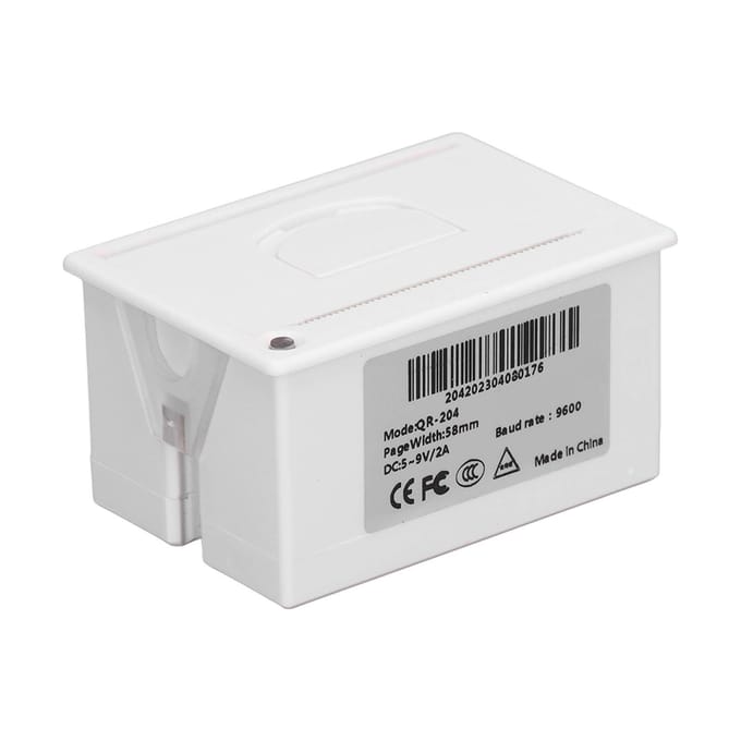 Ingebouwde Thermische Bonprinter 58mm Micro Thermische Bonprinter Ondersteunt USB en TTL Seriële Poort 5 tot 9V gray
