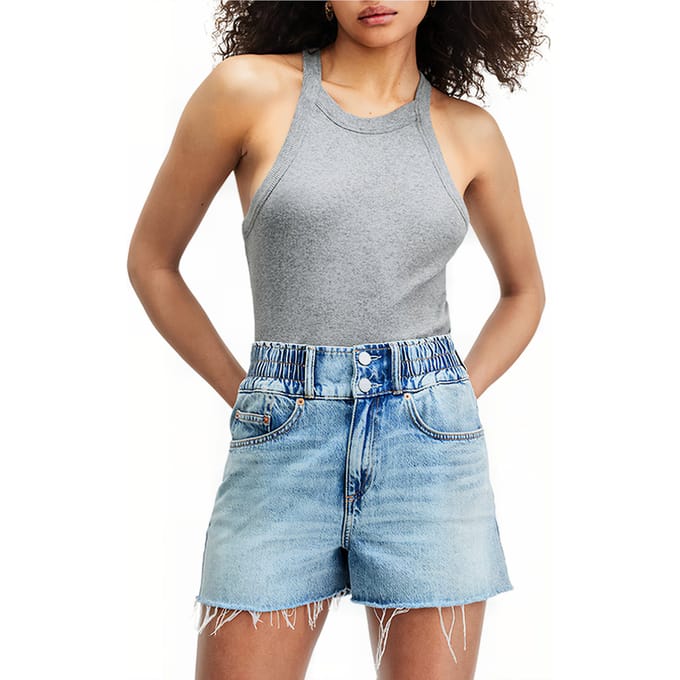 AllSaints Sofia Tank Grey Marl Taglia: 12 | Canottiere Outlet | Donna | Grigio