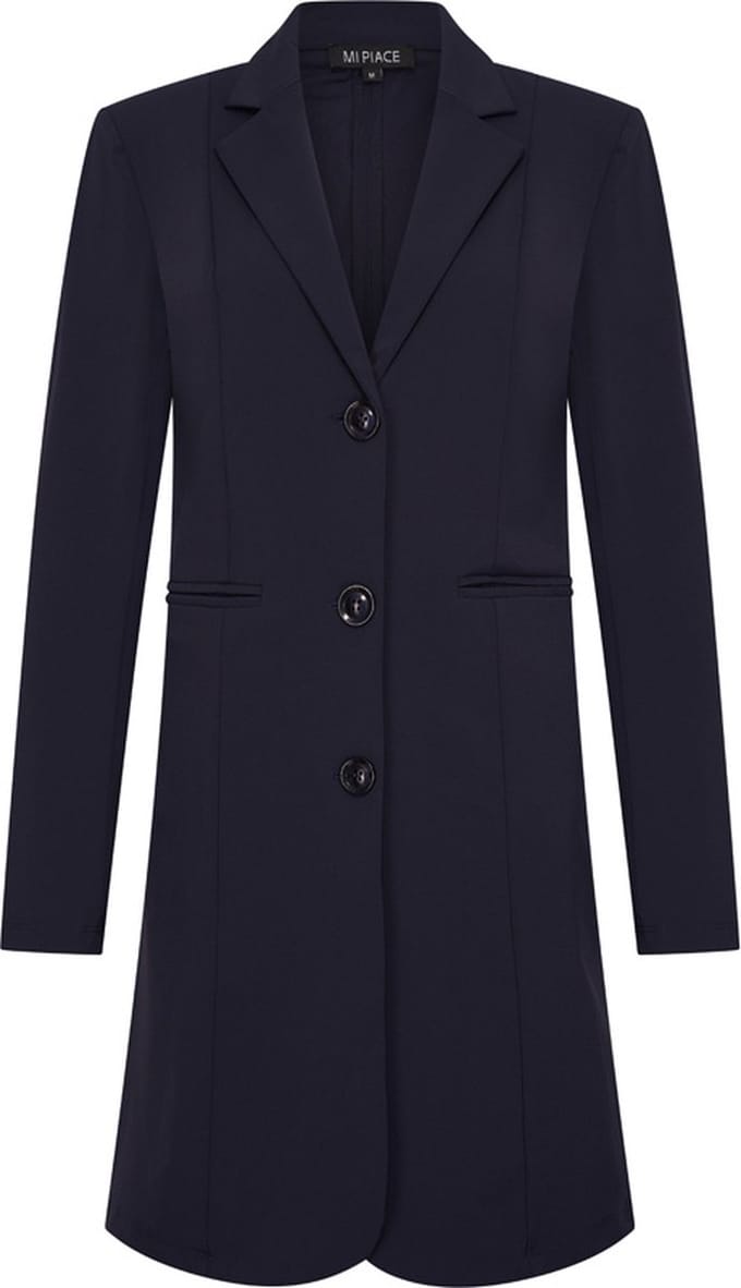 MI PIACE - Travel Lange Blazer Uni 2132 Dark Blue - Maat : L