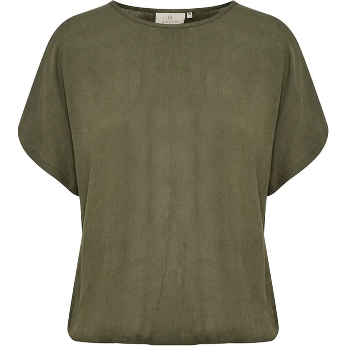 Kaffe blouse amber stanley Donkergroen-46 (L)