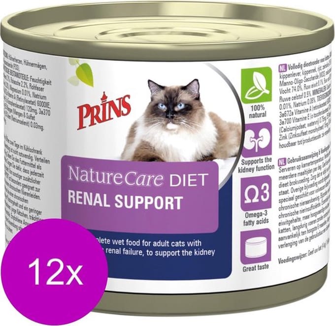 Prins Naturecare Diet Cat Struvite - Kattenvoer - 12 x 200 g
