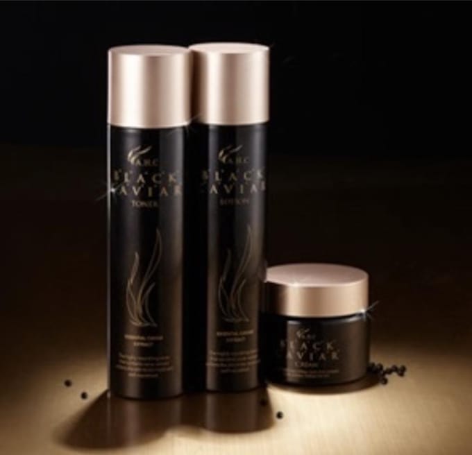 AHC Black Caviar Lotion Visage 140ml black