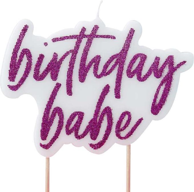 Ginger Ray - Ginger Ray - Kaars Birthday Baby