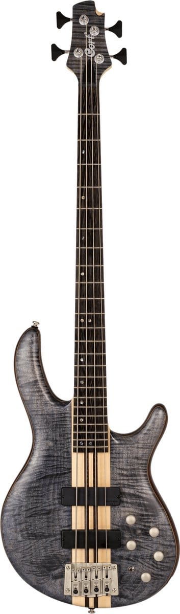 CORT COA4POPTB Basgitaar, A4 Plus FMMH, Open Pore Blue Black