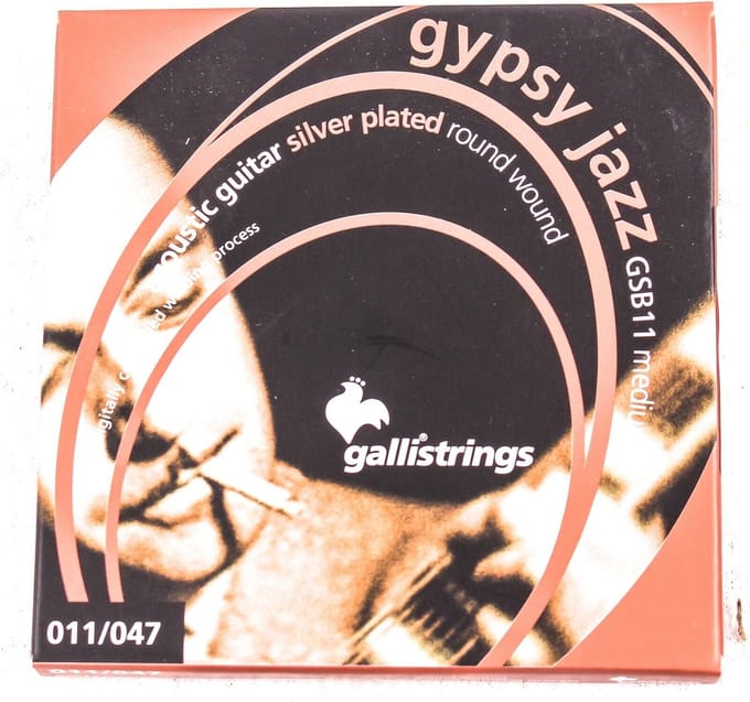 Galli GSB11 Gypsy Jazz Gitaarsnaren met Bal-Einde (11-47) Medium
