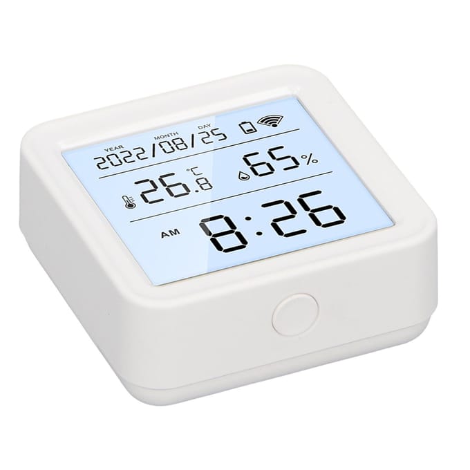 WiFi Temperatuur Vochtigheid Detector voor Tuya LCD Display APP Bediening Thermometer Hygrometer voor white