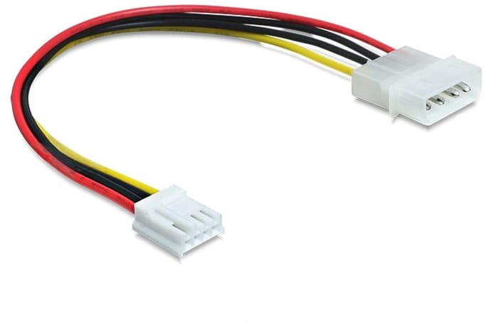 Delock - Kabel Power Molex 4 Pin Stecker - 3,5 Floppy Buchse