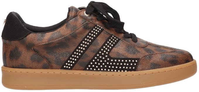 La Strada Sneaker Bruin Leopard Synthetisch - Damesschoenen - Maat - 37