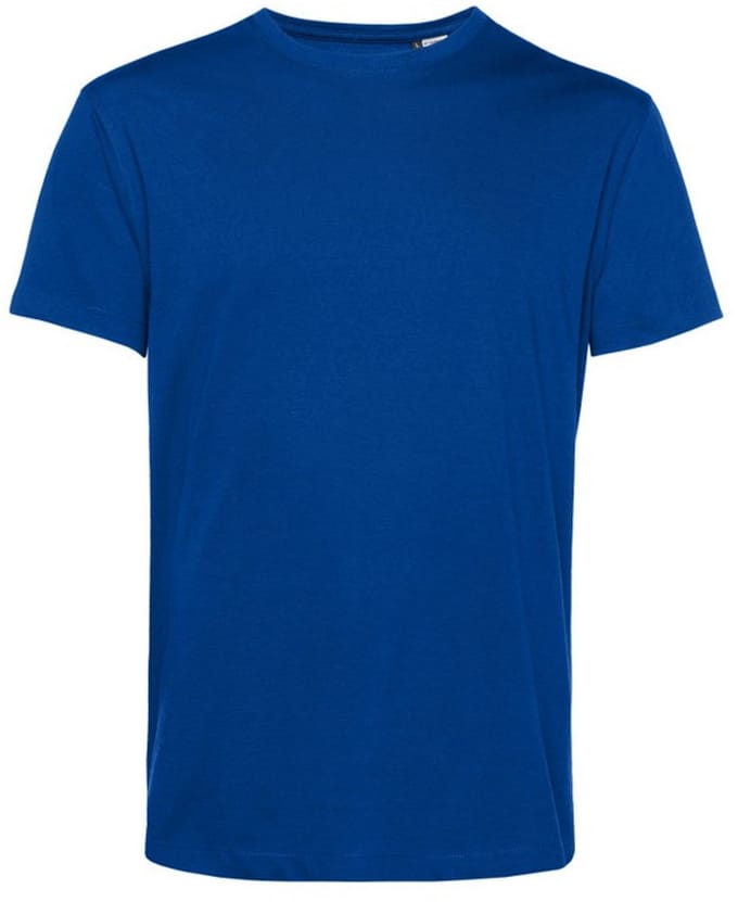 B&C Heren Organisch E150 T-Shirt (Koningsblauw)