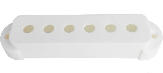 Allparts PC6405025 pickup covers voor Jaguar, wit, set van 2