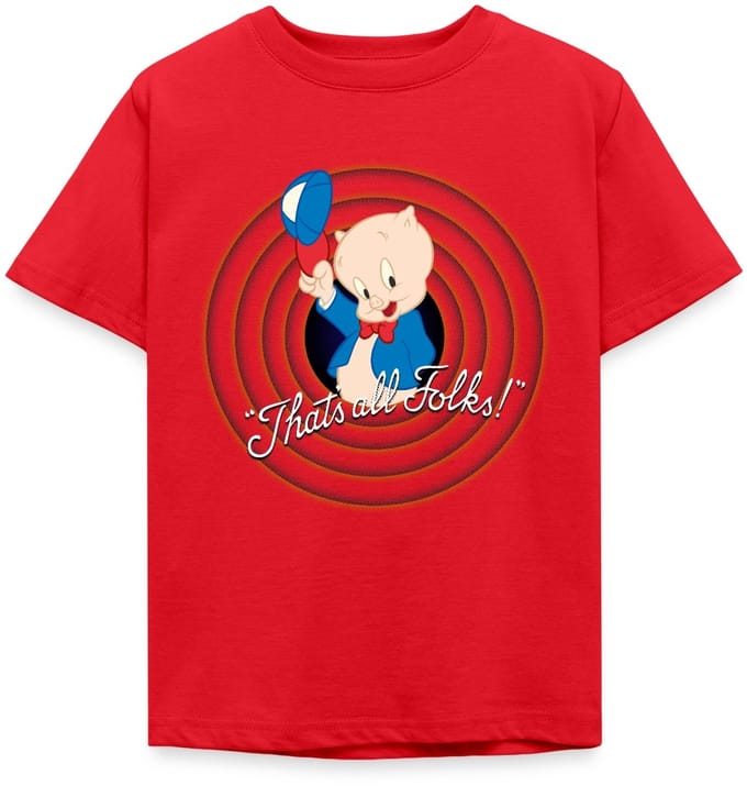 Looney Tunes Porky Pig T-Shirt Kinderen