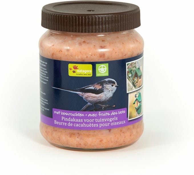 Natuurpunt Pindakaas Met Bosvruchten - Vogelvoer - Ø10 cm 330 g