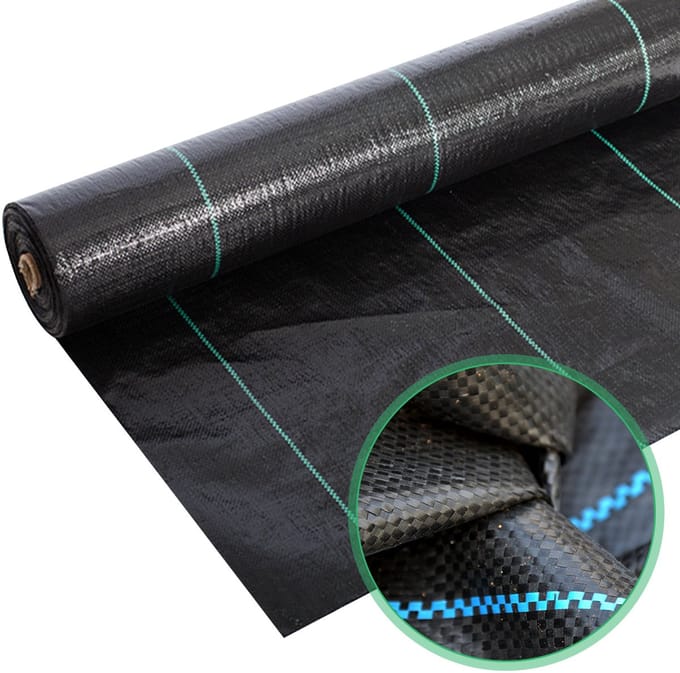 100*1000cm Anti-worteldoek voor paden en grind – Houdt onkruidgroei langdurig tegen