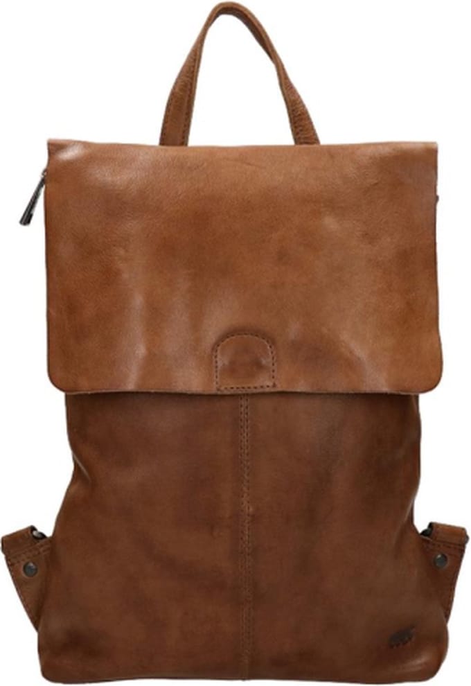 Bear Design Rugzak / Rugtas - 6 Liter - Anneroos - Leer - Cognac