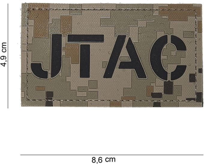 101 Inc Embleem 3D Pvc Jtac Dig. Desert  16102