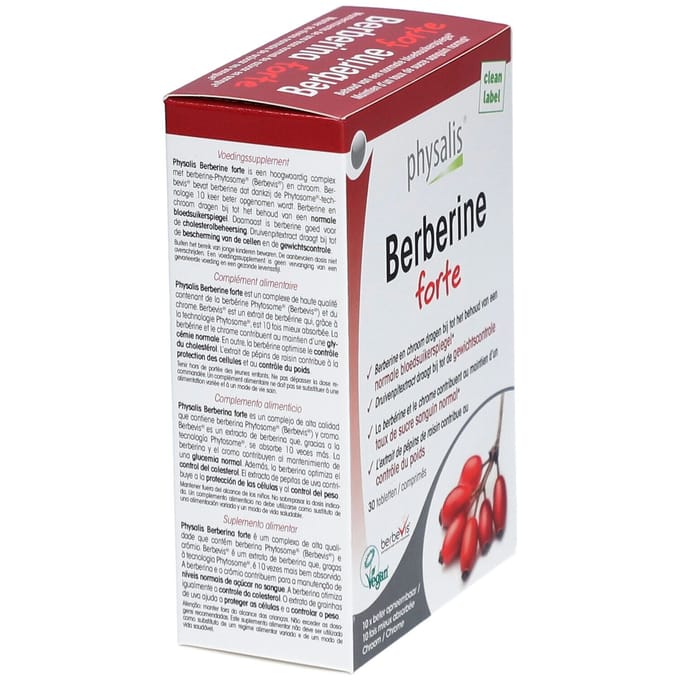 Physalis Berberine Forte 30 Gecomprimeerde tabletten
