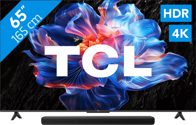 TCL 65" Led P61K 4K (2025) + TCL S45H 2.0 Soundbar