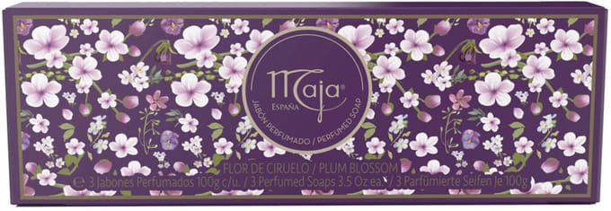 Maja Plum blossom zeep 3 x 100 gram 300 Gram