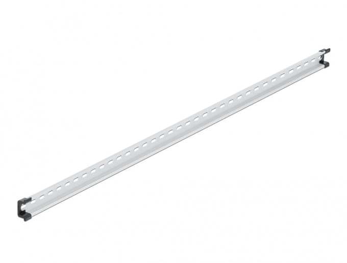 DIN-rail met sleufgaten | 100 x 3,5 x 1,5 cm | aluminium