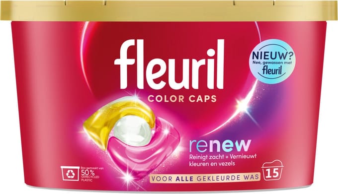 Fleuril Renew Color Caps 15 Wasbeurten - 15 stuks