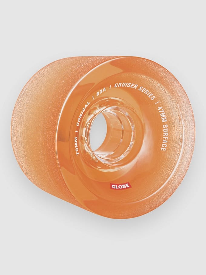 Globe Conical Cruiser 70mm Wheels oranje