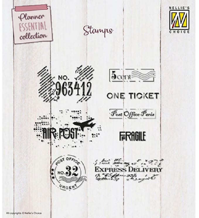 Clear Stamp, Vintage Labels