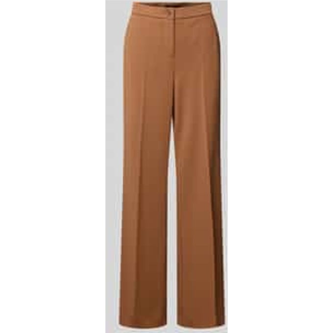 Wide leg broek met steekzakken model 'Hillda'