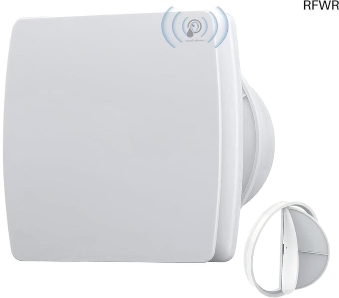 RFWR® Badkamerventilator met Vochtsensor en Stil Design voor 150mm Ventilatiesystemen