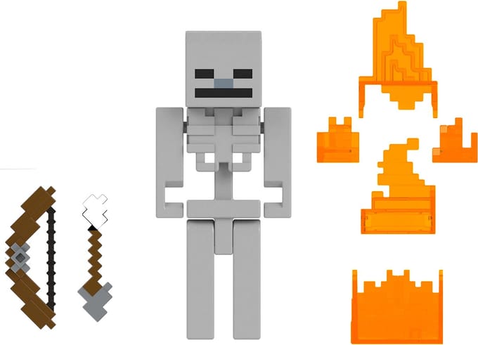 Minecraft Skeleton Core Figure